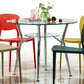 Modern Style Glass Kitchen Dining Table Clear Round Table with Metal Base for Home Clearhalo ' dining_table' 'Dining Tables & Seating' 'Dining Tables' 'furn' 'furn_dining_table' 'Furniture' 'furniture_dining_table' 'Kitchen & Dining Furniture' 'kitchen&dining_furn' 'kitchen' 'kitchen_dining_table' 3670689