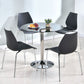Round GlassTransparent Dining Table Simplicity Pedestal Table for Dining Room Clearhalo ' dining_table' 'Dining Tables & Seating' 'Dining Tables' 'furn' 'furn_dining_table' 'Furniture' 'furniture_dining_table' 'Kitchen & Dining Furniture' 'kitchen&dining_furn' 'kitchen' 'kitchen_dining_table' 3670703