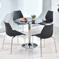 Round GlassTransparent Dining Table Simplicity Pedestal Table for Dining Room Clearhalo ' dining_table' 'Dining Tables & Seating' 'Dining Tables' 'furn' 'furn_dining_table' 'Furniture' 'furniture_dining_table' 'Kitchen & Dining Furniture' 'kitchen&dining_furn' 'kitchen' 'kitchen_dining_table' 3670718