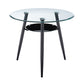 Round Tripod Base Home Furniture Clear Glass Dining Room Collection for Home Clearhalo ' dining_table' 'Dining Tables & Seating' 'Dining Tables' 'furn' 'furn_dining_table' 'Furniture' 'furniture_dining_table' 'Kitchen & Dining Furniture' 'kitchen&dining_furn' 'kitchen' 'kitchen_dining_table' 3670724
