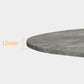 Modern Round Dining Table Sintered Stone Table with Black Pedestal Base,47.2"L x 32.7"W x 30"H Clearhalo ' dining_table' 'Dining Tables & Seating' 'Dining Tables' 'furn' 'furn_dining_table' 'Furniture' 'furniture_dining_table' 'Kitchen & Dining Furniture' 'kitchen&dining_furn' 'kitchen' 'kitchen_dining_table' 3670741