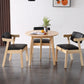Round Shape Modern Dining Table Wood Color Fixed Table with Rubberwood Solid Wood Clearhalo ' dining_table' 'Dining Tables & Seating' 'Dining Tables' 'furn' 'furn_dining_table' 'Furniture' 'furniture_dining_table' 'Kitchen & Dining Furniture' 'kitchen&dining_furn' 'kitchen' 'kitchen_dining_table' 3670749