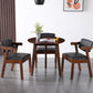Round Shape Modern Dining Table Wood Color Fixed Table with Rubberwood Solid Wood Clearhalo ' dining_table' 'Dining Tables & Seating' 'Dining Tables' 'furn' 'furn_dining_table' 'Furniture' 'furniture_dining_table' 'Kitchen & Dining Furniture' 'kitchen&dining_furn' 'kitchen' 'kitchen_dining_table' 3670752