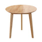 Round Shape Modern Dining Table Wood Color Fixed Table with Rubberwood Solid Wood Natural Without Chairs Clearhalo ' dining_table' 'Dining Tables & Seating' 'Dining Tables' 'furn' 'furn_dining_table' 'Furniture' 'furniture_dining_table' 'Kitchen & Dining Furniture' 'kitchen&dining_furn' 'kitchen' 'kitchen_dining_table' 3670753