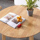 Round Shape Modern Dining Table Wood Color Fixed Table with Rubberwood Solid Wood Clearhalo ' dining_table' 'Dining Tables & Seating' 'Dining Tables' 'furn' 'furn_dining_table' 'Furniture' 'furniture_dining_table' 'Kitchen & Dining Furniture' 'kitchen&dining_furn' 'kitchen' 'kitchen_dining_table' 3670755