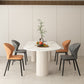 Metal Modern Free Form Table Marble Top Table for Dining Room and Kitchen Clearhalo ' dining_table' 'Dining Tables & Seating' 'Dining Tables' 'furn' 'furn_dining_table' 'Furniture' 'furniture_dining_table' 'Kitchen & Dining Furniture' 'kitchen&dining_furn' 'kitchen' 'kitchen_dining_table' 3670764