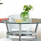 Modern Style Glass Dining Room Table Round Formal Table with Metal Base Clearhalo ' dining_table' 'Dining Tables & Seating' 'Dining Tables' 'furn' 'furn_dining_table' 'Furniture' 'furniture_dining_table' 'Kitchen & Dining Furniture' 'kitchen&dining_furn' 'kitchen' 'kitchen_dining_table' 3670778