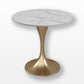 Sintered Stone White Dining Table Simplicity Tulip Base Table for Dining Room Clearhalo ' dining_table' 'Dining Tables & Seating' 'Dining Tables' 'furn' 'furn_dining_table' 'Furniture' 'furniture_dining_table' 'Kitchen & Dining Furniture' 'kitchen&dining_furn' 'kitchen' 'kitchen_dining_table' 3670790
