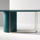 Rectangle Pine Solid Wood Table Modern Dining Table in Green with Trestle Base Clearhalo ' dining_table' 'Dining Tables & Seating' 'Dining Tables' 'furn' 'furn_dining_table' 'Furniture' 'furniture_dining_table' 'Kitchen & Dining Furniture' 'kitchen&dining_furn' 'kitchen' 'kitchen_dining_table' 3670802