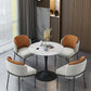Contemporary Tulip Base Dinner Table Stone Dining Table Round for Home Clearhalo ' dining_table' 'Dining Tables & Seating' 'Dining Tables' 'furn' 'furn_dining_table' 'Furniture' 'furniture_dining_table' 'Kitchen & Dining Furniture' 'kitchen&dining_furn' 'kitchen' 'kitchen_dining_table' 3670805