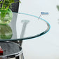 Contemporary Round Dining Room Table Tempered Glass Table with 3 Legs for Dining Room Clearhalo ' dining_table' 'Dining Tables & Seating' 'Dining Tables' 'furn' 'furn_dining_table' 'Furniture' 'furniture_dining_table' 'Kitchen & Dining Furniture' 'kitchen&dining_furn' 'kitchen' 'kitchen_dining_table' 3670824