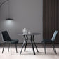 Modern Style Sintered Stone Dining Room Table Round Table with Metal Base Clearhalo ' dining_table' 'Dining Tables & Seating' 'Dining Tables' 'furn' 'furn_dining_table' 'Furniture' 'furniture_dining_table' 'Kitchen & Dining Furniture' 'kitchen&dining_furn' 'kitchen' 'kitchen_dining_table' 3670840