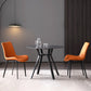 Modern Style Sintered Stone Dining Room Table Round Table with Metal Base Clearhalo ' dining_table' 'Dining Tables & Seating' 'Dining Tables' 'furn' 'furn_dining_table' 'Furniture' 'furniture_dining_table' 'Kitchen & Dining Furniture' 'kitchen&dining_furn' 'kitchen' 'kitchen_dining_table' 3670845