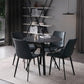 Modern Style Sintered Stone Dining Room Table Round Table with Metal Base Clearhalo ' dining_table' 'Dining Tables & Seating' 'Dining Tables' 'furn' 'furn_dining_table' 'Furniture' 'furniture_dining_table' 'Kitchen & Dining Furniture' 'kitchen&dining_furn' 'kitchen' 'kitchen_dining_table' 3670846