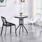 Modern Style Glass Dining Room Dinner Kitchen Table Clear Round Table with Metal Base Clearhalo ' dining_table' 'Dining Tables & Seating' 'Dining Tables' 'furn' 'furn_dining_table' 'Furniture' 'furniture_dining_table' 'Kitchen & Dining Furniture' 'kitchen&dining_furn' 'kitchen' 'kitchen_dining_table' 3670870