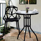 Modern Style Glass Dining Room Dinner Kitchen Table Clear Round Table with Metal Base Clearhalo ' dining_table' 'Dining Tables & Seating' 'Dining Tables' 'furn' 'furn_dining_table' 'Furniture' 'furniture_dining_table' 'Kitchen & Dining Furniture' 'kitchen&dining_furn' 'kitchen' 'kitchen_dining_table' 3670877