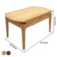 Modern Style Solid Wood Dining Table Rectangle Home Table with 4 Legs for Home Clearhalo ' dining_table' 'Dining Tables & Seating' 'Dining Tables' 'furn' 'furn_dining_table' 'Furniture' 'furniture_dining_table' 'Kitchen & Dining Furniture' 'kitchen&dining_furn' 'kitchen' 'kitchen_dining_table' 3670895