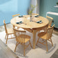 Modern Style Solid Wood Dining Table Rectangle Home Table with 4 Legs for Home Clearhalo ' dining_table' 'Dining Tables & Seating' 'Dining Tables' 'furn' 'furn_dining_table' 'Furniture' 'furniture_dining_table' 'Kitchen & Dining Furniture' 'kitchen&dining_furn' 'kitchen' 'kitchen_dining_table' 3670897