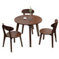 Contemporary Solid Wood Round Dining Table Kitchen Standard Dining Table with 4 Legs Base Clearhalo ' dining_table' 'Dining Tables & Seating' 'Dining Tables' 'furn' 'furn_dining_table' 'Furniture' 'furniture_dining_table' 'Kitchen & Dining Furniture' 'kitchen&dining_furn' 'kitchen' 'kitchen_dining_table' 3670926