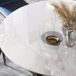 Modern Style Sintered Stone Dining Room Table Round Home Table with Metal Base Clearhalo ' dining_table' 'Dining Tables & Seating' 'Dining Tables' 'Furniture' 'furniture_dining_table' 'Kitchen & Dining Furniture' 'kitchen&dining_furn' 'kitchen' 'kitchen_dining_table' 3670947