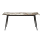 Metal Contemporary Rectangular Dining Table Sintered Stone Table for Kitchen and Dining Room White Without Chairs Clearhalo ' dining_table' 'Dining Tables & Seating' 'Dining Tables' 'furn' 'furn_dining_table' 'Furniture' 'furniture_dining_table' 'Kitchen & Dining Furniture' 'kitchen&dining_furn' 'kitchen' 'kitchen_dining_table' 3670980