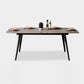 Metal Contemporary Rectangular Dining Table Sintered Stone Table for Kitchen and Dining Room Clearhalo ' dining_table' 'Dining Tables & Seating' 'Dining Tables' 'furn' 'furn_dining_table' 'Furniture' 'furniture_dining_table' 'Kitchen & Dining Furniture' 'kitchen&dining_furn' 'kitchen' 'kitchen_dining_table' 3670986