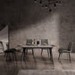 Metal Contemporary Rectangular Dining Table Sintered Stone Table for Kitchen and Dining Room Clearhalo ' dining_table' 'Dining Tables & Seating' 'Dining Tables' 'furn' 'furn_dining_table' 'Furniture' 'furniture_dining_table' 'Kitchen & Dining Furniture' 'kitchen&dining_furn' 'kitchen' 'kitchen_dining_table' 3670988