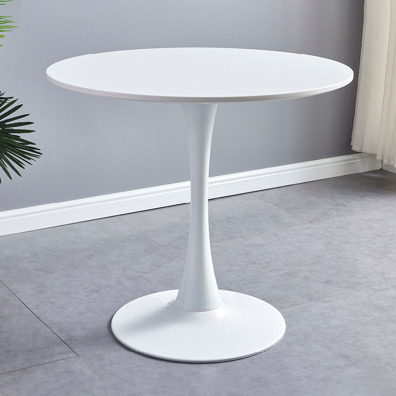Round Modern Style Solid Wood Dining Table Dining Furniture with Tulip Base Clearhalo ' dining_table' 'Dining Tables & Seating' 'Dining Tables' 'furn' 'furn_dining_table' 'Furniture' 'furniture_dining_table' 'Kitchen & Dining Furniture' 'kitchen&dining_furn' 'kitchen' 'kitchen_dining_table' 3671008