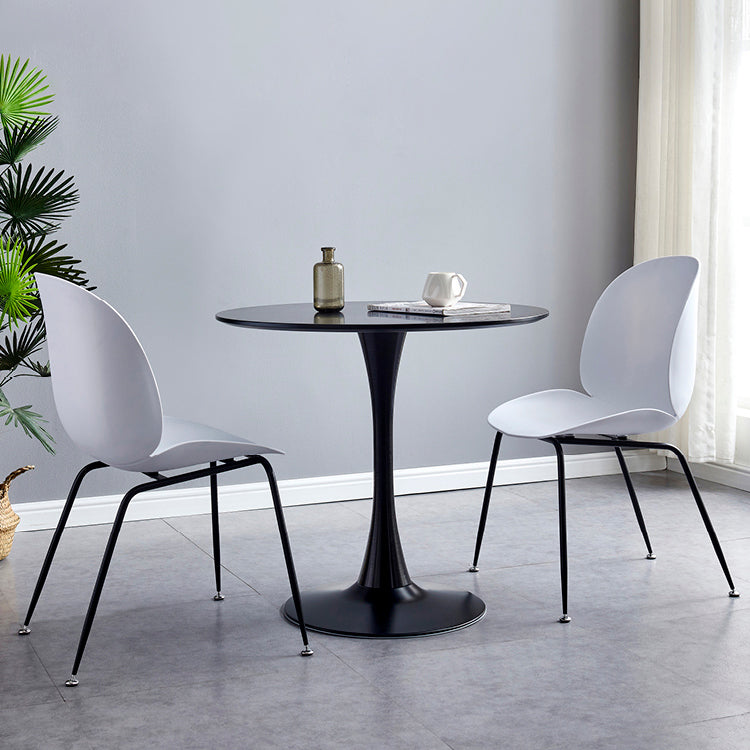 Round Modern Style Solid Wood Dining Table Dining Furniture with Tulip Base Clearhalo ' dining_table' 'Dining Tables & Seating' 'Dining Tables' 'furn' 'furn_dining_table' 'Furniture' 'furniture_dining_table' 'Kitchen & Dining Furniture' 'kitchen&dining_furn' 'kitchen' 'kitchen_dining_table' 3671011