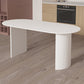 Contemporary Oval Dining Table Pine Solid Wood Table with Double Pedestal for Dining Room Clearhalo ' dining_table' 'Dining Tables & Seating' 'Dining Tables' 'furn' 'furn_dining_table' 'Furniture' 'furniture_dining_table' 'Kitchen & Dining Furniture' 'kitchen&dining_furn' 'kitchen' 'kitchen_dining_table' 3671026