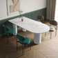 Solid Wood Contemporary Free Form Dining Table Sintered Stone Table for Dining Room and Kitchen Clearhalo ' dining_table' 'Dining Tables & Seating' 'Dining Tables' 'furn' 'furn_dining_table' 'Furniture' 'furniture_dining_table' 'Kitchen & Dining Furniture' 'kitchen&dining_furn' 'kitchen' 'kitchen_dining_table' 3671030