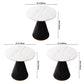 Modern Style Sintered Stone Dining Room Table White Round Table with Pedestal Base Clearhalo ' dining_table' 'Dining Tables & Seating' 'Dining Tables' 'furn' 'furn_dining_table' 'Furniture' 'furniture_dining_table' 'Kitchen & Dining Furniture' 'kitchen&dining_furn' 'kitchen' 'kitchen_dining_table' 3671065