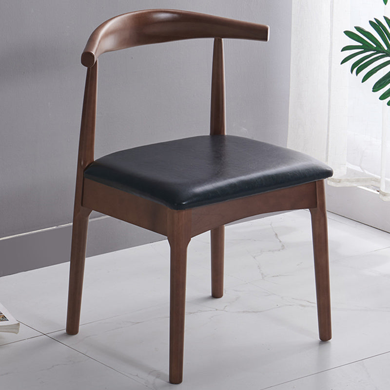 Contemporary Dining Chair Open Back Side Chair with Wood Legs for Home Use Clearhalo ' kitchen&dining_furn' 'Dining Chairs' 'Dining Tables & Seating' 'dining_chair' 'furn' 'furn_dining_chair' 'Furniture' 'furniture_dining_chair' 'Kitchen & Dining Furniture' 'kitchen' 3671116