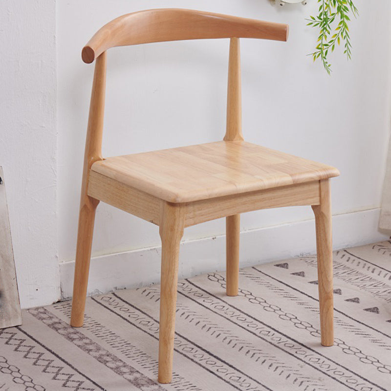 Contemporary Dining Chair Open Back Side Chair with Wood Legs for Home Use Clearhalo ' kitchen&dining_furn' 'Dining Chairs' 'Dining Tables & Seating' 'dining_chair' 'furn' 'furn_dining_chair' 'Furniture' 'furniture_dining_chair' 'Kitchen & Dining Furniture' 'kitchen' 3671121