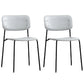 Nordic Wooden Dining Chair with Metal Base 31"H Open Back Dining Side Chair for Restaurant Grey 2 Piece Set Clearhalo ' kitchen&dining_furn' 'Dining Chairs' 'Dining Tables & Seating' 'dining_chair' 'furn' 'furn_dining_chair' 'Furniture' 'furniture_dining_chair' 'Kitchen & Dining Furniture' 'kitchen' 3671178