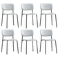 Nordic Wooden Dining Chair with Metal Base 31"H Open Back Dining Side Chair for Restaurant Grey 6 Piece Set Clearhalo ' kitchen&dining_furn' 'Dining Chairs' 'Dining Tables & Seating' 'dining_chair' 'furn' 'furn_dining_chair' 'Furniture' 'furniture_dining_chair' 'Kitchen & Dining Furniture' 'kitchen' 3671181