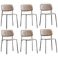 Nordic Wooden Dining Chair with Metal Base 31"H Open Back Dining Side Chair for Restaurant Wood 6 Piece Set Clearhalo ' kitchen&dining_furn' 'Dining Chairs' 'Dining Tables & Seating' 'dining_chair' 'furn' 'furn_dining_chair' 'Furniture' 'furniture_dining_chair' 'Kitchen & Dining Furniture' 'kitchen' 3671184