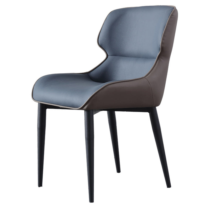 Modern Style Polyurethane Dining Chair 17'' Wide Parsons Chair for Kitchen Clearhalo ' kitchen&dining_furn' 'Dining Chairs' 'Dining Tables & Seating' 'dining_chair' 'furn' 'furn_dining_chair' 'Furniture' 'furniture_dining_chair' 'Kitchen & Dining Furniture' 'kitchen' 3671195