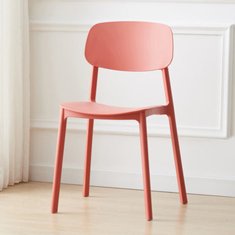 Modern Plastic Open Back Side Chair 32"H Dining Armless Chair for Restaurant Clearhalo ' kitchen&dining_furn' 'Dining Chairs' 'Dining Tables & Seating' 'dining_chair' 'furn' 'furn_dining_chair' 'Furniture' 'furniture_dining_chair' 'Kitchen & Dining Furniture' 'kitchen' 3671211