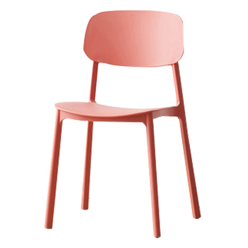 Modern Plastic Open Back Side Chair 32"H Dining Armless Chair for Restaurant Clearhalo ' kitchen&dining_furn' 'Dining Chairs' 'Dining Tables & Seating' 'dining_chair' 'furn' 'furn_dining_chair' 'Furniture' 'furniture_dining_chair' 'Kitchen & Dining Furniture' 'kitchen' 3671213