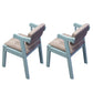 Contemporary Wood Dining Side Chair Home Open Back Dining Side Armchair Blue-White 2 Piece Set Clearhalo ' kitchen&dining_furn' 'Dining Chairs' 'Dining Tables & Seating' 'dining_chair' 'furn' 'furn_dining_chair' 'Furniture' 'furniture_dining_chair' 'Kitchen & Dining Furniture' 'kitchen' 3671398