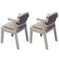 Contemporary Wood Dining Side Chair Home Open Back Dining Side Armchair White 2 Piece Set Clearhalo ' kitchen&dining_furn' 'Dining Chairs' 'Dining Tables & Seating' 'dining_chair' 'furn' 'furn_dining_chair' 'Furniture' 'furniture_dining_chair' 'Kitchen & Dining Furniture' 'kitchen' 3671403