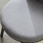 Glam Style Upholstered Armless Side Chair Metal 4 Black Finish Legs Solid Back Chairs Clearhalo ' kitchen&dining_furn' 'Dining Chairs' 'Dining Tables & Seating' 'dining_chair' 'furn' 'furn_dining_chair' 'Furniture' 'furniture_dining_chair' 'Kitchen & Dining Furniture' 'kitchen' 3671454
