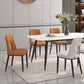 Home Scandinavian Side Chair Open Back Metal Upholstered Dining Room Chair Clearhalo ' kitchen&dining_furn' 'Dining Chairs' 'Dining Tables & Seating' 'dining_chair' 'furn' 'furn_dining_chair' 'Furniture' 'furniture_dining_chair' 'Kitchen & Dining Furniture' 'kitchen' 3671491