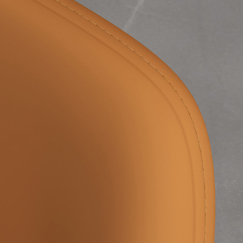 Home Scandinavian Side Chair Open Back Metal Upholstered Dining Room Chair Clearhalo ' kitchen&dining_furn' 'Dining Chairs' 'Dining Tables & Seating' 'dining_chair' 'furn' 'furn_dining_chair' 'Furniture' 'furniture_dining_chair' 'Kitchen & Dining Furniture' 'kitchen' 3671502