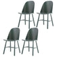 Glam Style Dining Chair Solid Wood Dining Room Side Chair with Wood Legs Green Set of 4 Clearhalo ' kitchen&dining_furn' 'Dining Chairs' 'Dining Tables & Seating' 'dining_chair' 'Furniture' 'furniture_dining_chair' 'Kitchen & Dining Furniture' 'kitchen' 3671545