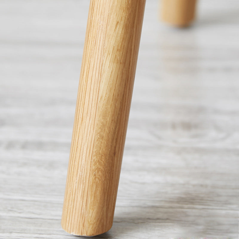 Glam Style Dining Chair Solid Wood Dining Room Side Chair with Wood Legs Clearhalo ' kitchen&dining_furn' 'Dining Chairs' 'Dining Tables & Seating' 'dining_chair' 'Furniture' 'furniture_dining_chair' 'Kitchen & Dining Furniture' 'kitchen' 3671553