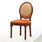 Wooden Dining Side Chairs Victorian Style King Louis Back Side Chair, 20'' Wide Orange 1 Piece Clearhalo ' kitchen&dining_furn' 'Dining Chairs' 'Dining Tables & Seating' 'dining_chair' 'furn' 'furn_dining_chair' 'Furniture' 'furniture_dining_chair' 'Kitchen & Dining Furniture' 'kitchen' 3671586