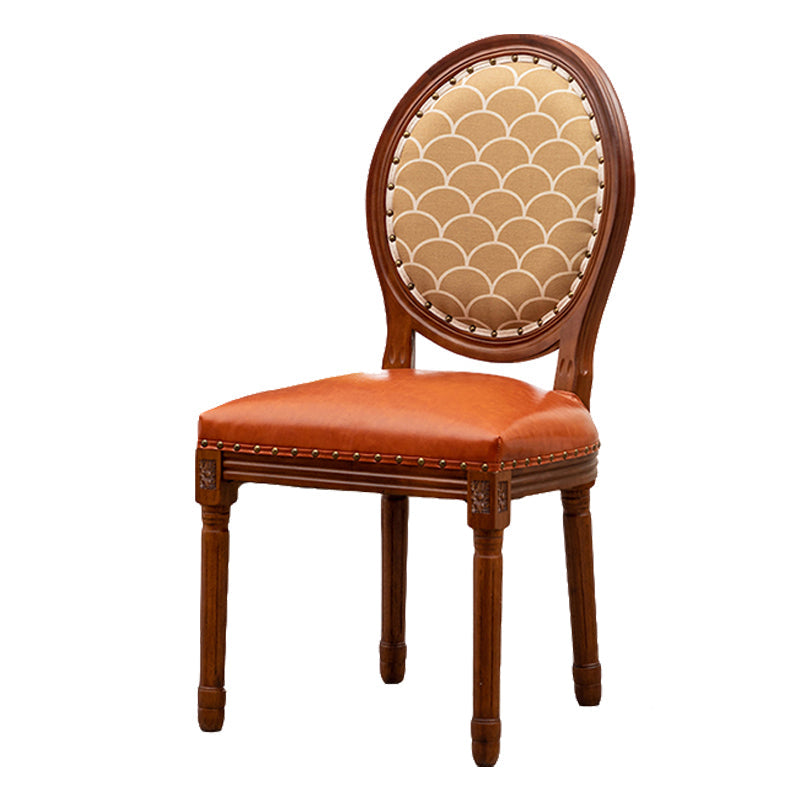 Wooden Dining Side Chairs Victorian Style King Louis Back Side Chair, 20'' Wide Clearhalo ' kitchen&dining_furn' 'Dining Chairs' 'Dining Tables & Seating' 'dining_chair' 'furn' 'furn_dining_chair' 'Furniture' 'furniture_dining_chair' 'Kitchen & Dining Furniture' 'kitchen' 3671594