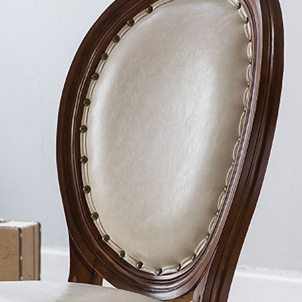 Wooden Dining Side Chairs Victorian Style King Louis Back Side Chair, 20'' Wide Clearhalo ' kitchen&dining_furn' 'Dining Chairs' 'Dining Tables & Seating' 'dining_chair' 'furn' 'furn_dining_chair' 'Furniture' 'furniture_dining_chair' 'Kitchen & Dining Furniture' 'kitchen' 3671596